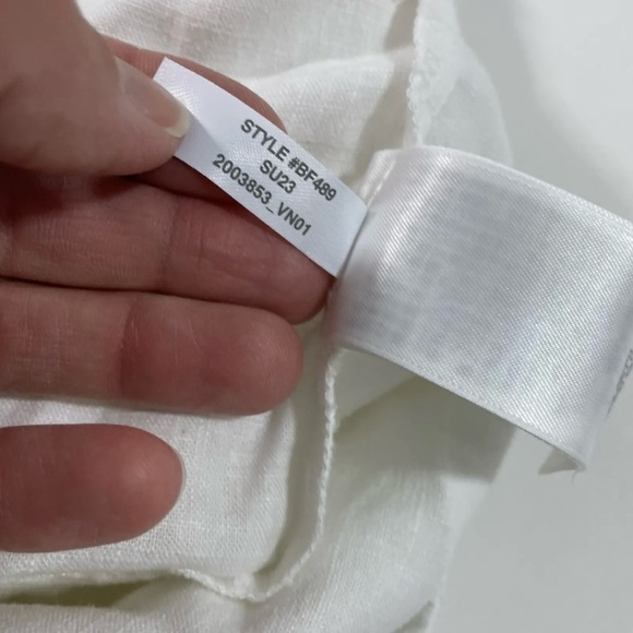 New J Crew Tall Linen Blend Seaside Pants White - Picture 5 of 11